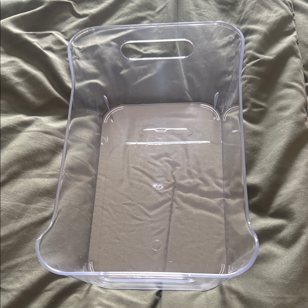 Clear Plastic Storage Bin
